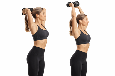 Dumbbell Overhead Triceps Extension
