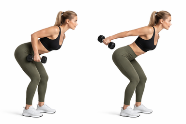 Dumbbell Triceps Kickback